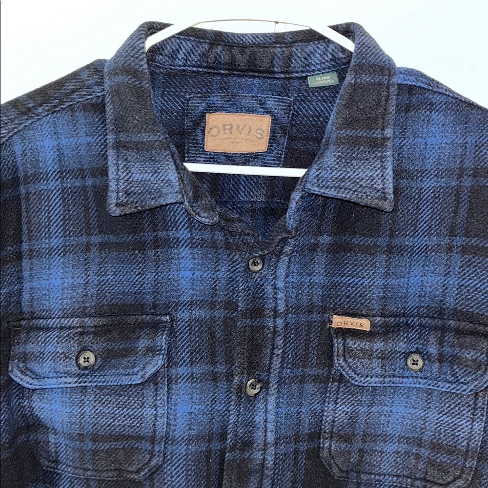 Orvis Fly Fishing Travel Work Button Down LS work lumber shirt jacket Shacket